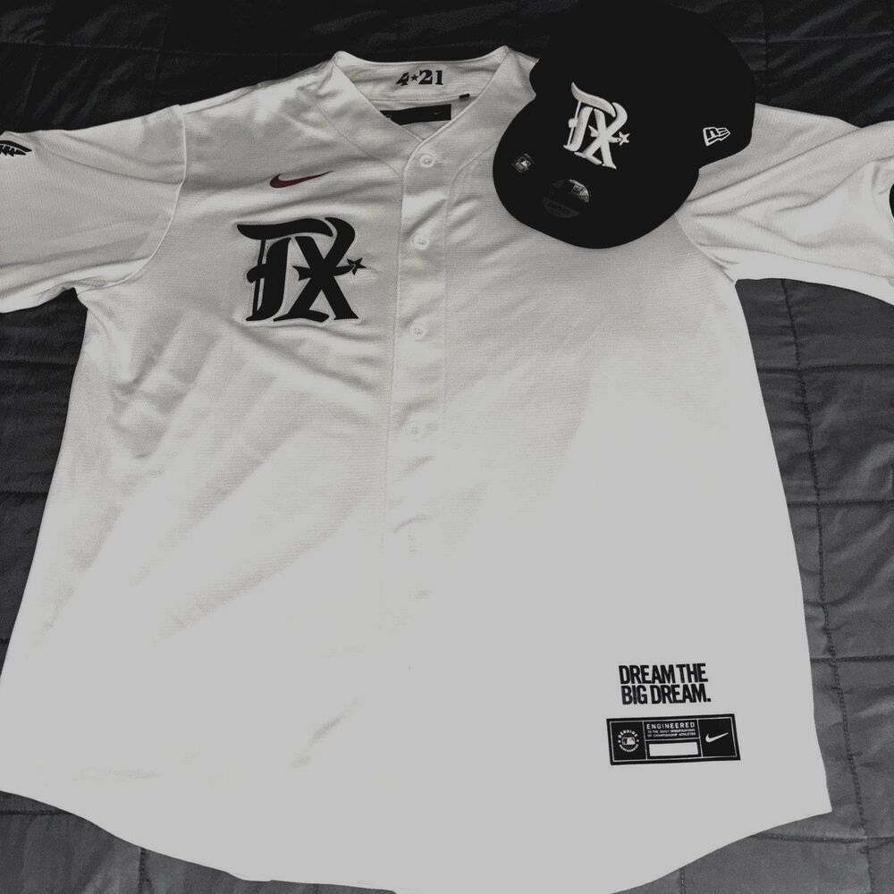 Marcus Semien Texas Rangers Nike Men's City Connect Jersey Large-Matching Cap